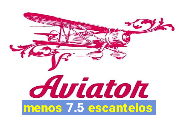 menos 7.5 escanteios